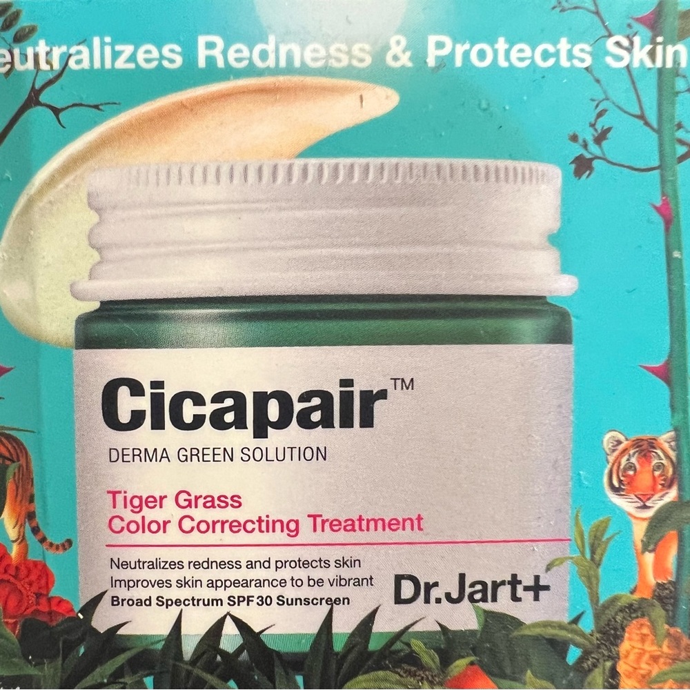 Cicapair Tiger Grass Color Correcting Treatment - Green
